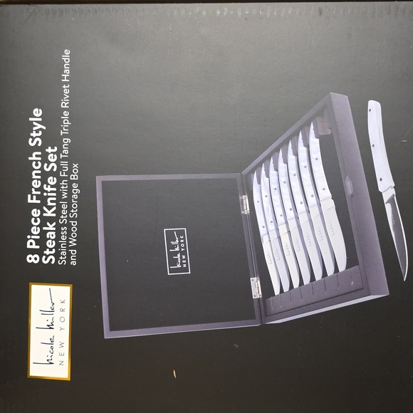 Nicole Miller 8-Piece Knife Set with Box - Picture 8 of 10